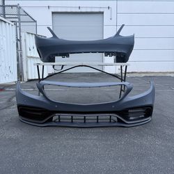 2015-2021 Mercedes Benz W205 C-Class Front/Rear Bumper Conversion Kit to AMG