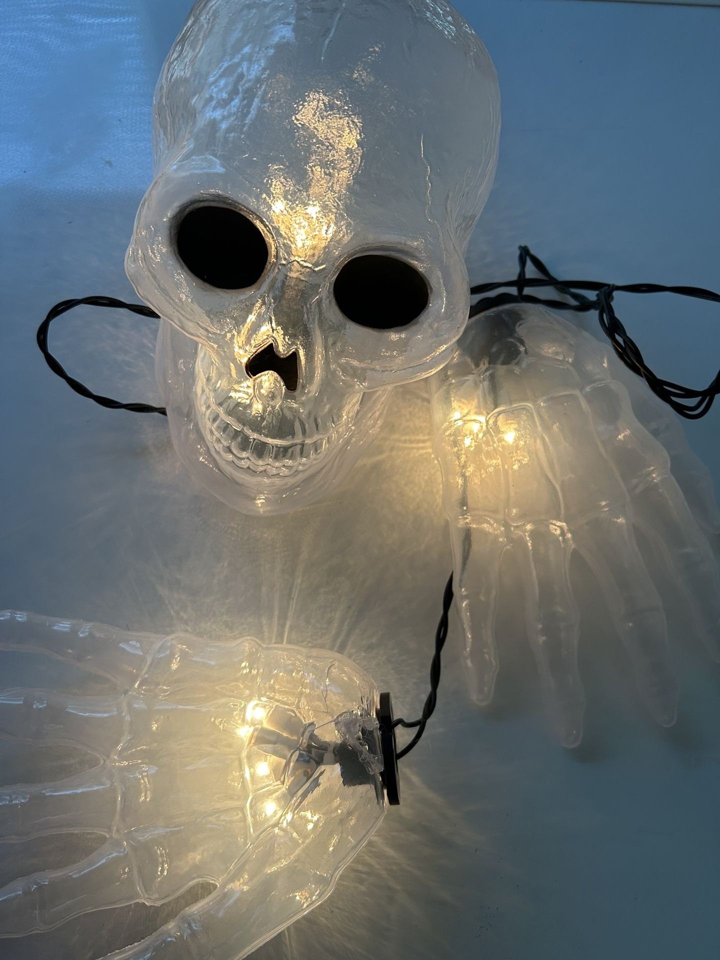 Light Up Skull and Skeleton π Hands