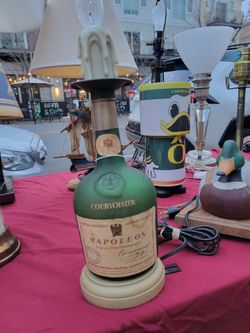 Courvoisier Cognac Bottle Lamp