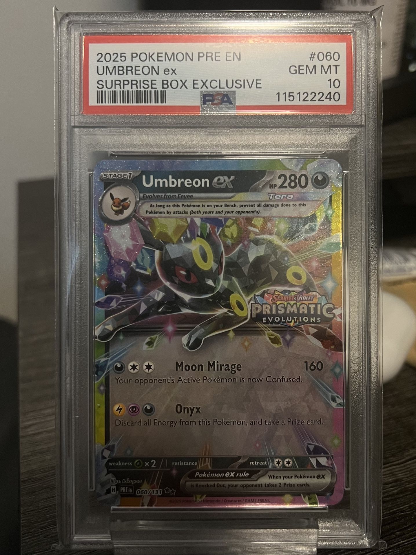 Umbreon Ex 060/131 Stamped PSA 10