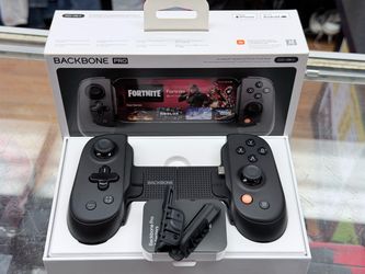 Backbone Pro Mobile Gaming Controller USB-C iPhone 15+ Android Bluetooth Black