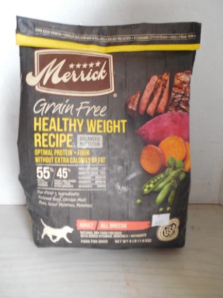 3 Lbs Merrick Grain Free Healthy Weight Recipe Dog Food 