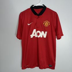 Manchester United Adnan Januzaj Jersey Mens Large Red Nike 2013 2014 Football