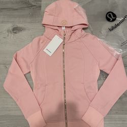 Lululemon Light Pink Scuba Jacket Size 6