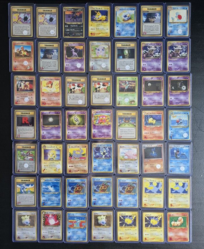 Vintage (Old Back) Japanese Pokemon Collection Non-Holo WOTC