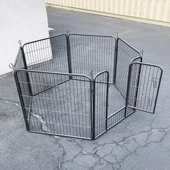 New in box $85 Heavy Duty 32” Tall x 32” Wide x 6-Panel Pet Playpen Dog Crate Kennel Exercise Cage Fence 
