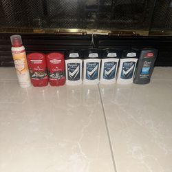 men’s deodorant $2-$6 ea, $22 for all (south sac)