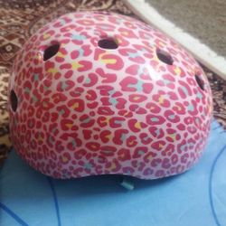 Colorful Leopard Print Helmet