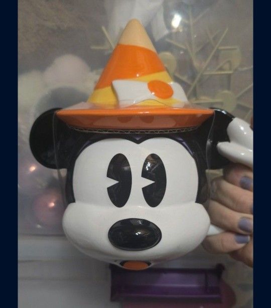 Mickey Mouse Halloween Mug With Topper