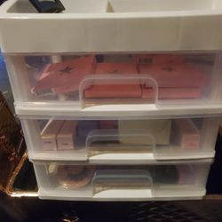 Makeup Storage Full Of New High End Makeup