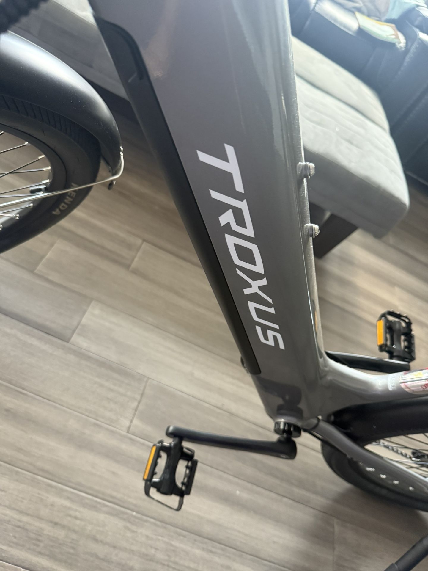 Troxus Trac LT E-Bike Silver Color Medium