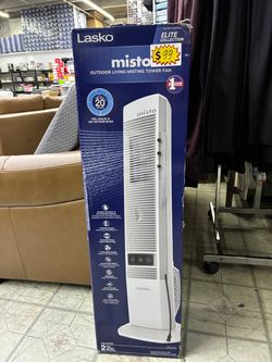 Lasko misto outdoor living misting tower fan