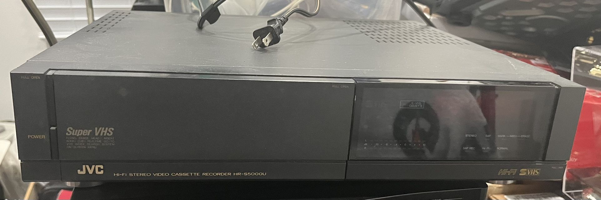 NOT WORKING JVC HR-S5000U Super VHS Stereo Video Cassette Tape Recorder Japan