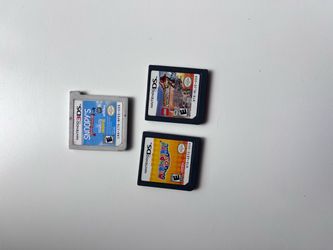 Nintendo DS and 3DS Game Lot: Mario Party DS, LEGO Indiana Jones 2, Snoopy's Grand Adventure
