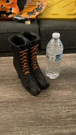 Halloween witches boots decor