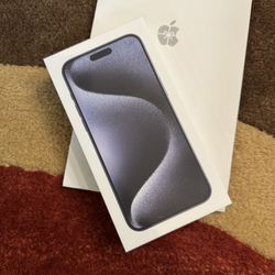 iPhone 15 Pro Max Unlocked 512GB Blue Titanium Brand New