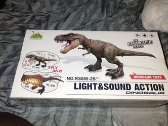 Dinosaur toys light sound action