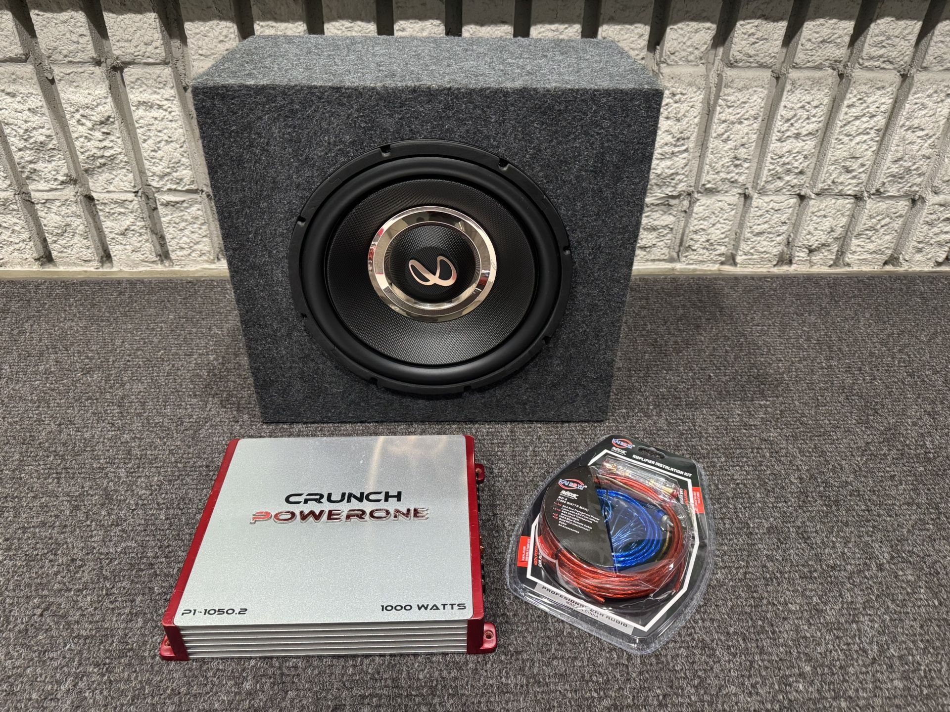 Infinity 12”subwoofer With Amp
