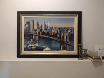 New York Skyline Picture and Frame