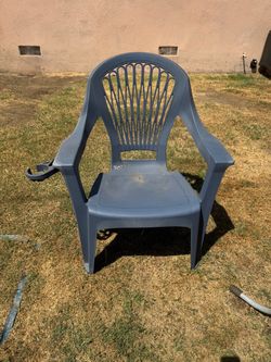 Plastic Adirondack Chairs w/ drink and cell phone holder
