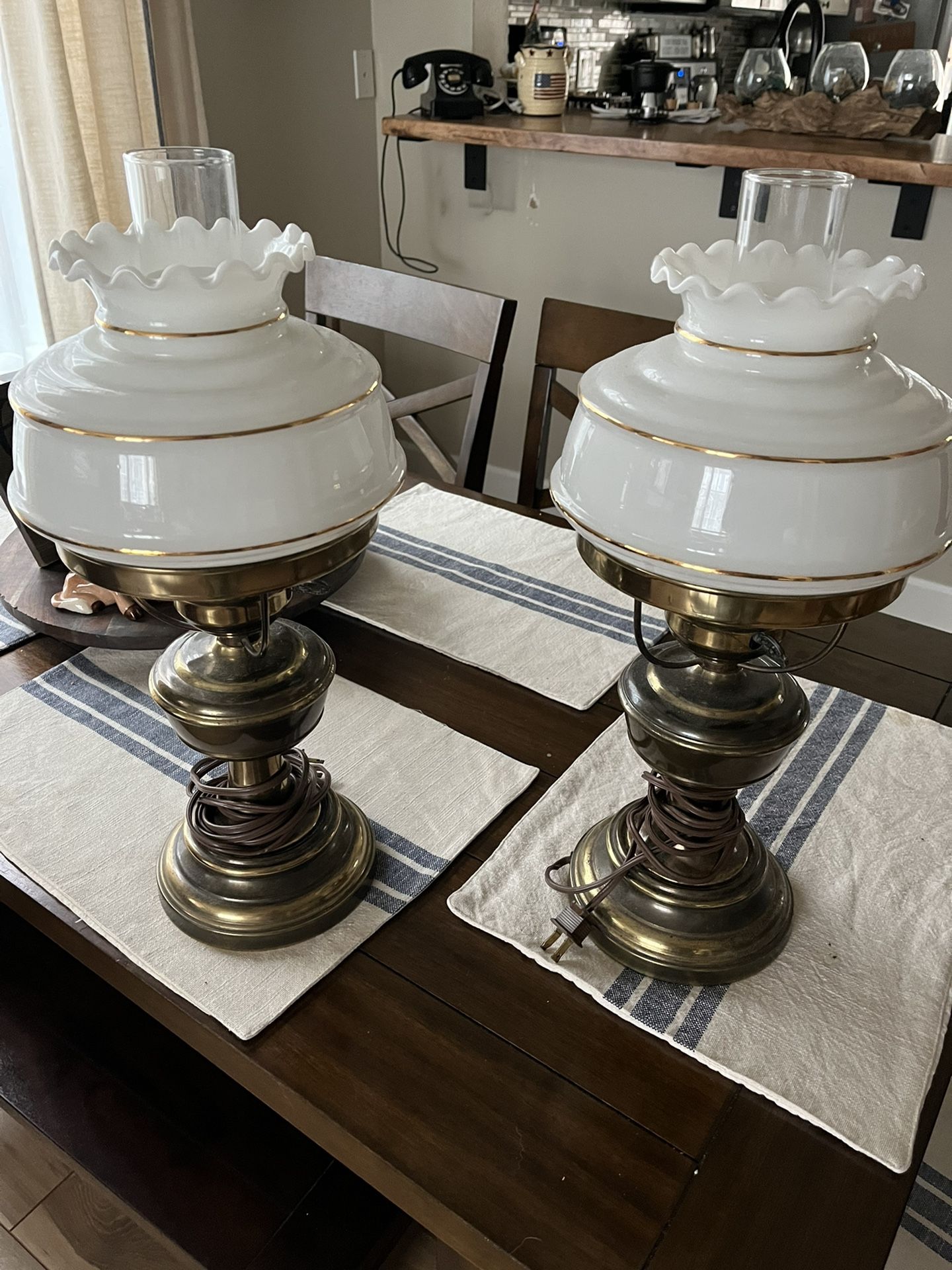 Vintage Brass Lamps