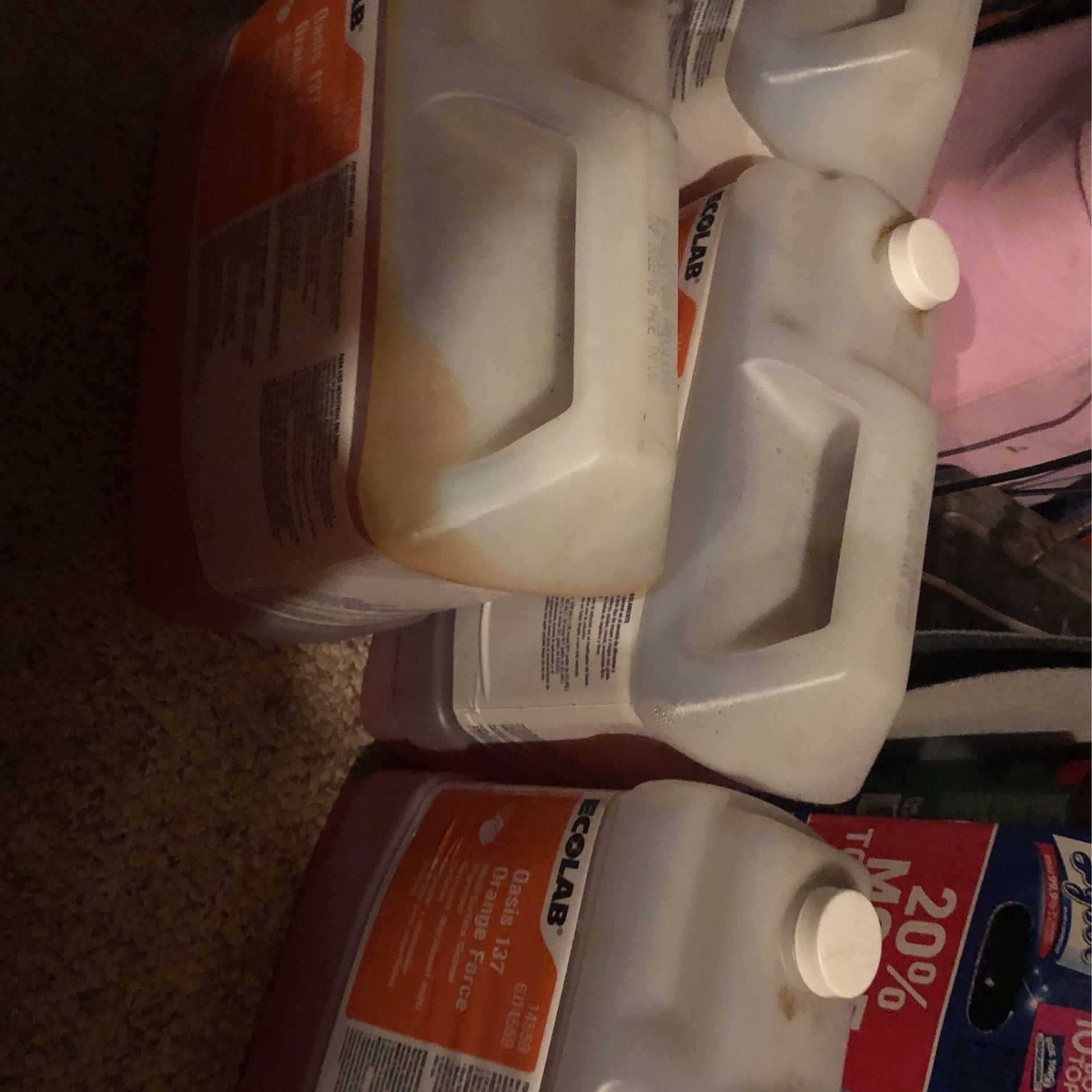 Orange Force Ecolab Heavy Cleaner Lot Oasis 137