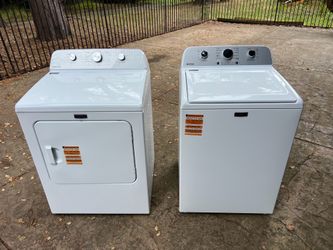 New washer and dryer