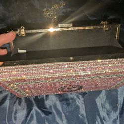 Pink Sequence American Express Card/Purse