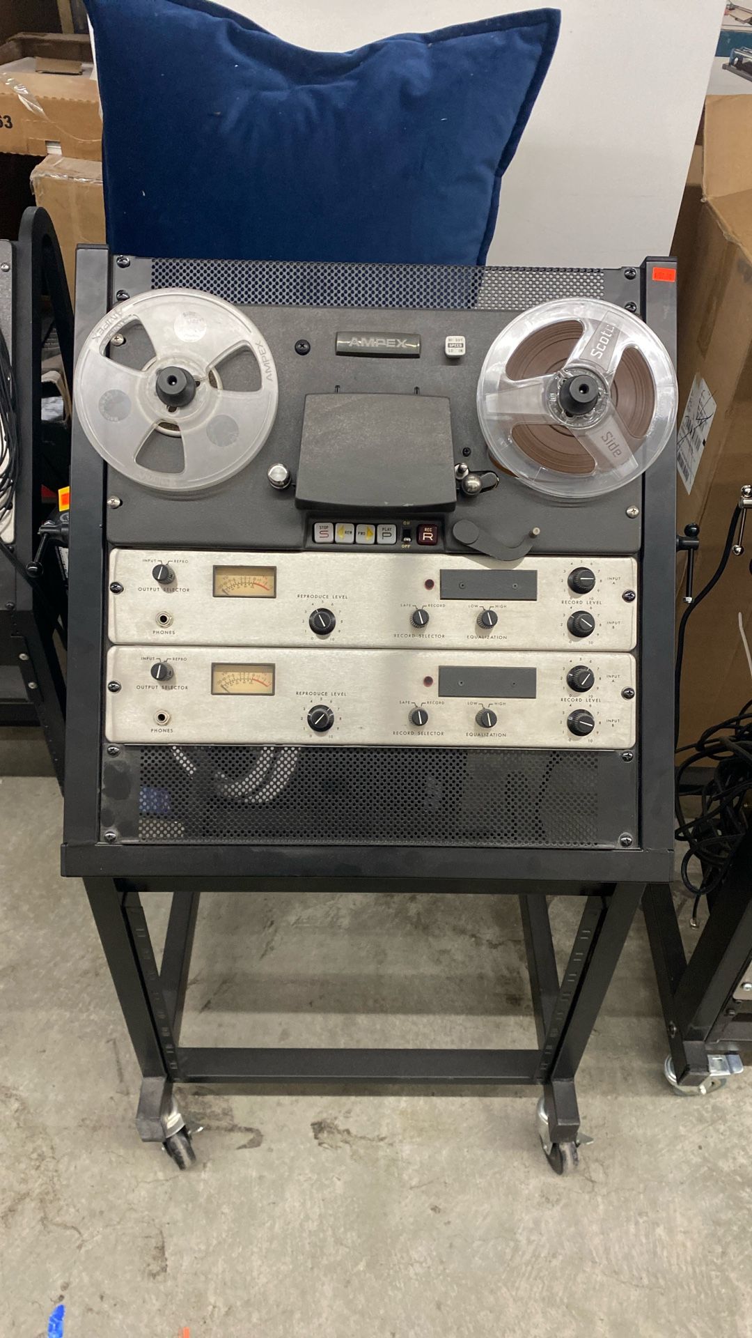 Ampex Tube AG500 1/4” 2track 2 Channel Reel To Reel