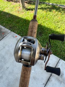 7’ Medium Heavy Fast Browning Stalker Gold Baitcaster Fishing Combo