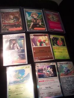 LOT OF (9) POKEMON CARDS