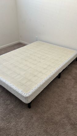 Free full size frame & box spring (and mattress if wanted)