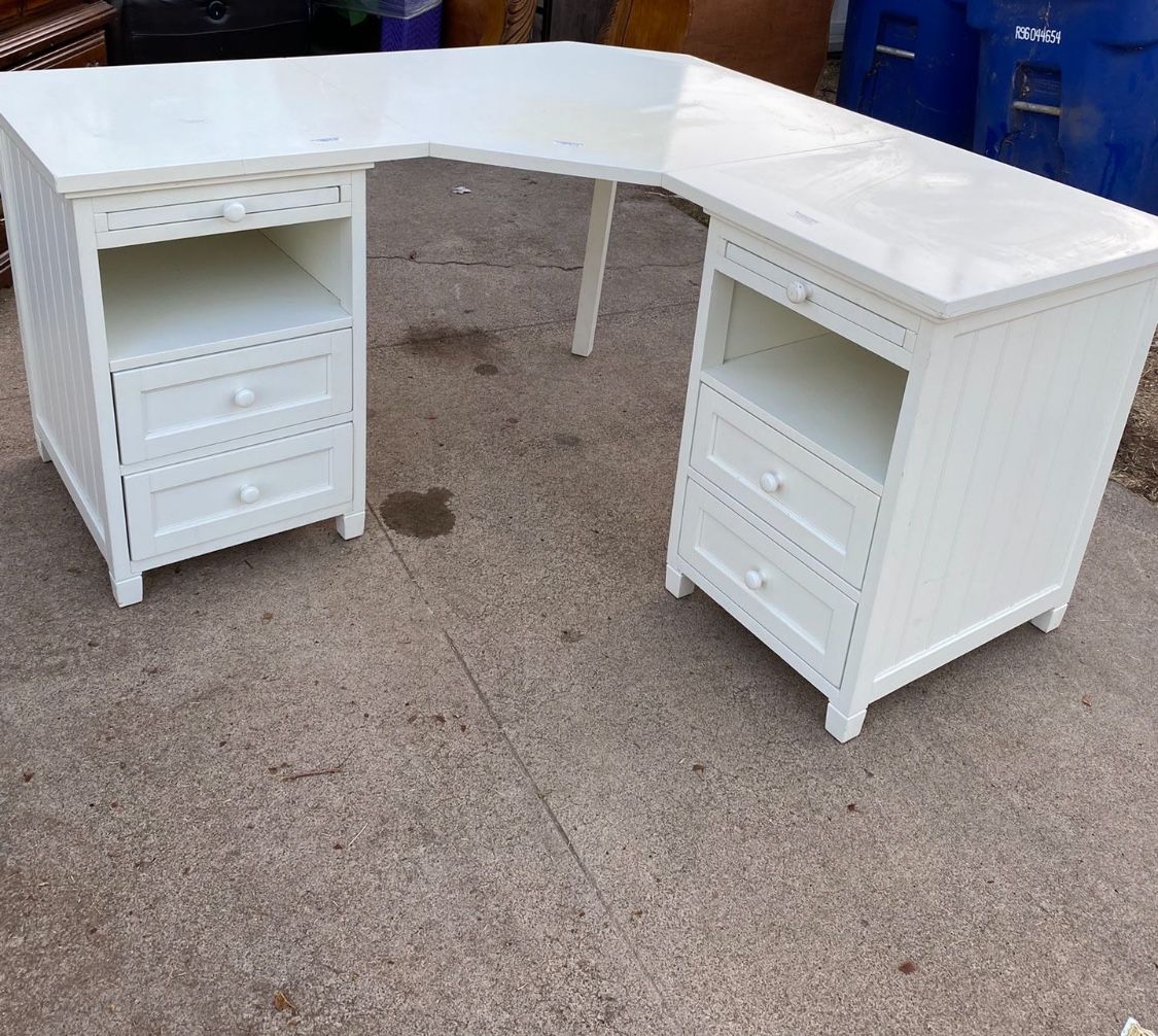 Pottery Barn Corner Desk 