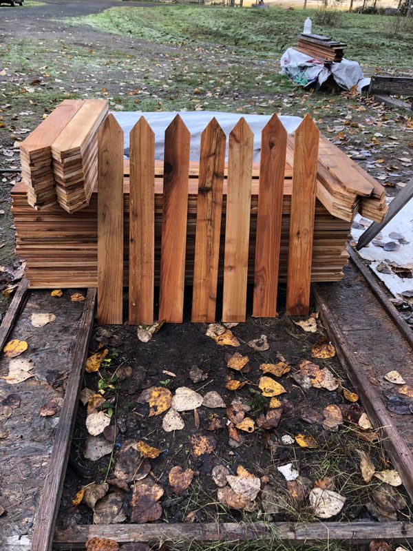 1x4x3 cedar pickets for Sale in Olympia, WA OfferUp