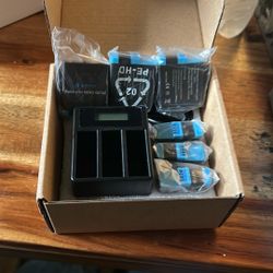 GoPro Hero 6&7&8 6 Batteries And Charger 