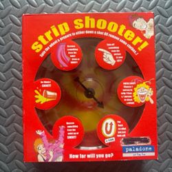 NIB Strip Shooter Board Game Paladone How Far Will You Go - Vintage & Funny!