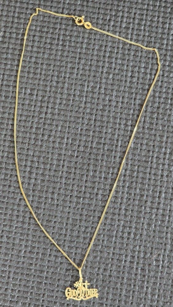 Vintage 14k 585 16" 1/8 Gold Chain Necklace 1.56 grams Italy