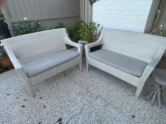Two Outdoor Benches