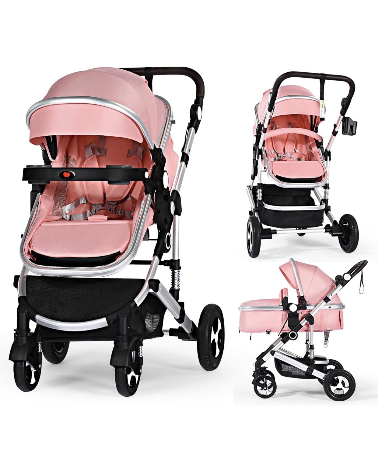 Baby Stroller + Carrier 