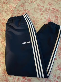 Men’s Adidas navy blue track pants