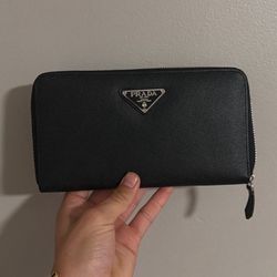 Black Prada wallet 
