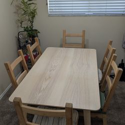IKEA LISABO Table + Free Chairs – Excellent Condition 🪑✨