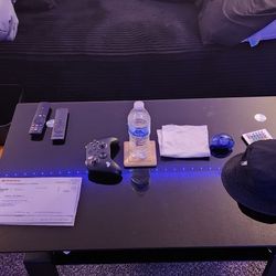 Black Glass Coffee Table With End Tables