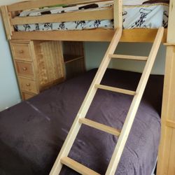 Bunk/Loft Bed with Desk and Dresser
