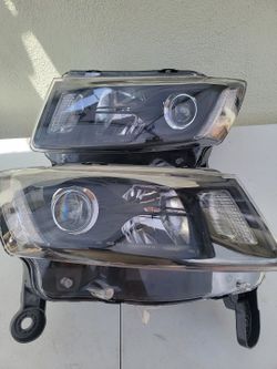 14-16 Jeep Grand Cherokee Projector Headlights Luces Calaveras Micas Faros Focos Faroles Headlamps 