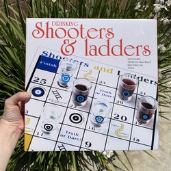 Shooters and Ladders Drinking Board Game