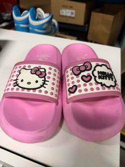 Hello Kitty Pink Slide Sandals