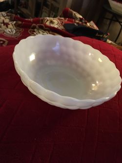 Vintage Milk Glass Bowl