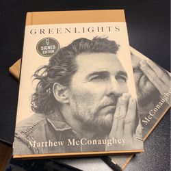Greenlights by Matthew McConaughey Hardcover 2020 Hand SIGNED - 3 Available