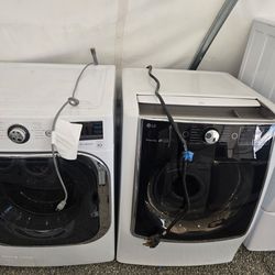 Lg Washer And Dryer Set Electric Extra Large Capacity 30-day
